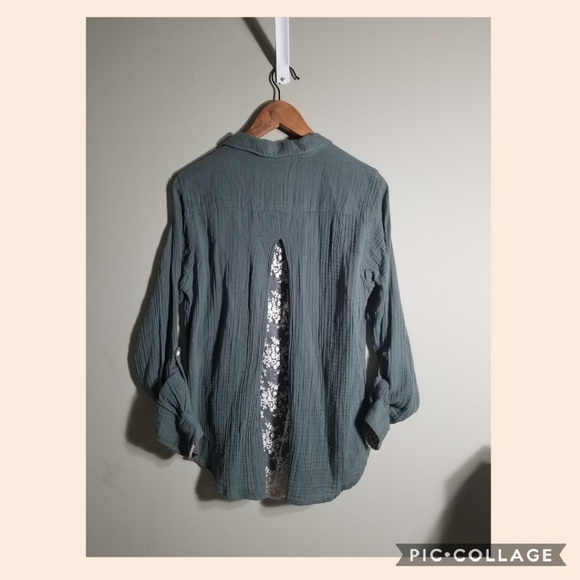 Isabella Sinclair button down tunic size M - Picture 2 of 7